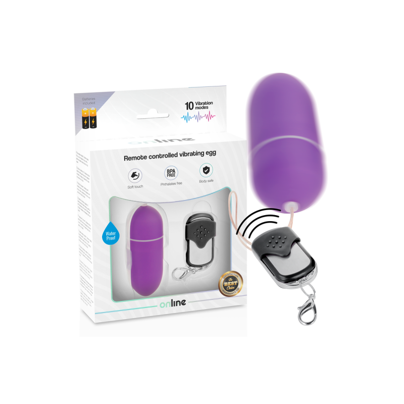 Online - Oeuf Vibrant Télécommande L Lilas | Vybes.it