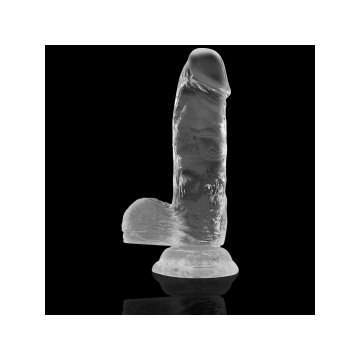 X RAY - BITE TRANSPARENTE AVEC BOULES 15.5 CM -O- 3.5 CM - Pénis réal…