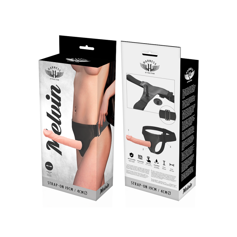 Harness Attraction - Arnés Melvin Flesh 19 Cm - O - 4 Cm | Vybes.it
