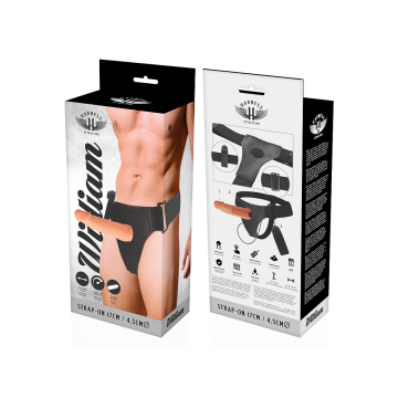 Harness Attraction - Willian Hollow Rnes With Vibrator 17 Cm - O