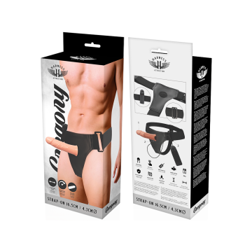 Harness Attraction - Gregory Hollow Rnes Mit Vibrator 16.5 Cm - O