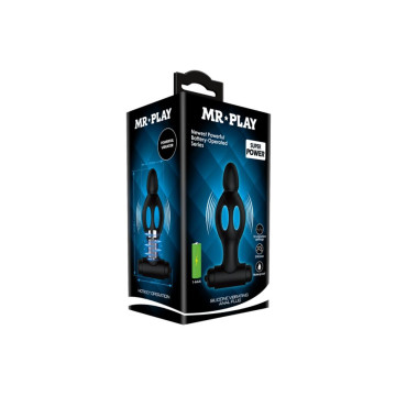Mr Play - Plug Anal De Silicona Con Vibración | Vybes.it