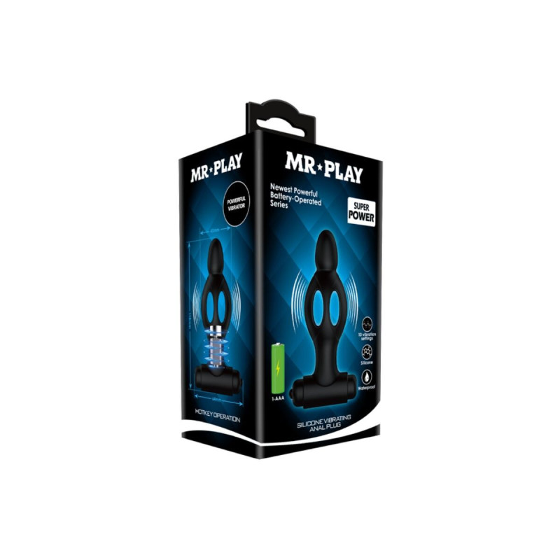 Mr Play - Plug Anal De Silicona Con Vibración | Vybes.it