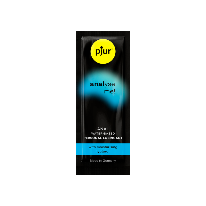 PJUR - ANALYZE ME LUBRIFIANT EAU ANAL 2 ML - Une seule dose