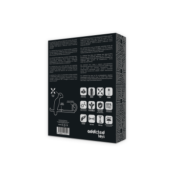 Addicted Toys - Plug Anal Con Anillo Silicona Negro 12 Cm | Vybes.it