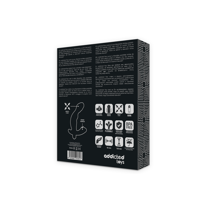 Addicted Toys - Stimulateur Anal Prostate Réaliste Silicone P