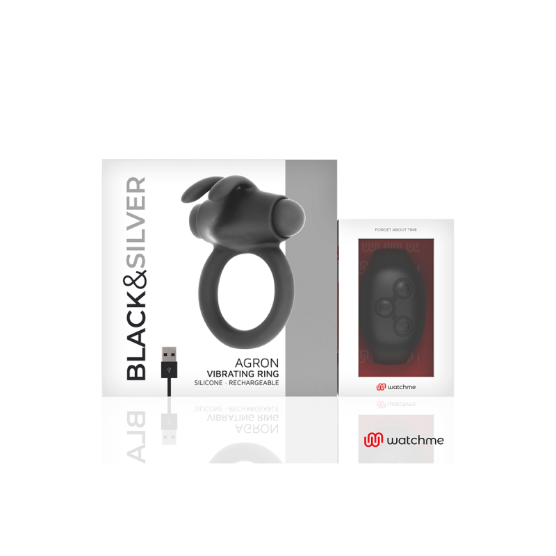 Black&Silver - Orologio Cockring Con Telecomando Agronme | Vybes.it