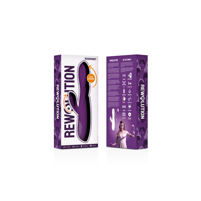 Rewolution - Reworabbit Vibrador Flexible Con Rabbit | Vybes.it