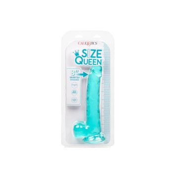 Calexotics - Size Queen Dildo Blue 20.3 Cm | Vybes.it
