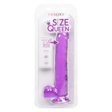 CALEXOTICS - SIZE QUEEN DILDO PURPLE 25.5 CM