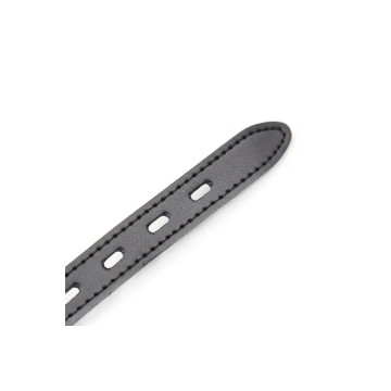 Ohmama Fetish - Silikon - Ballgag Mit Ledergürtel (Vorhängeschloss