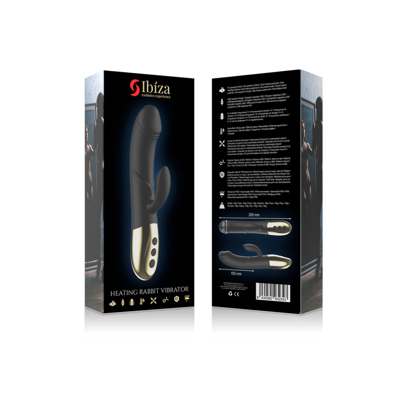 IBIZA - VIBRATEUR ANATOMIQUE PUISSANT AVEC LAPIN - IBIZA TECHNOLOGY -…