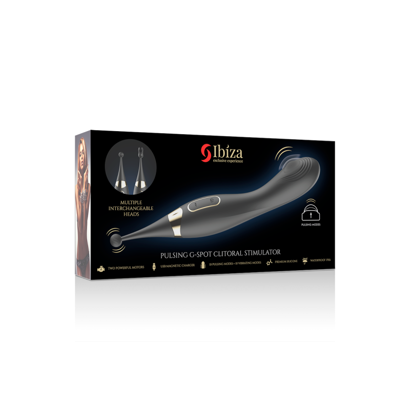 IBIZA - STIMULATEUR CLITORAL ET VIBRATEUR DE POINT G INTERCHANGEABLES…