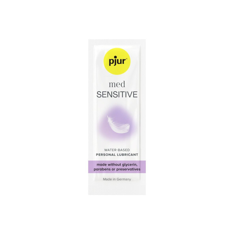 PJUR - MED SENSITIVE GLIDE LUBRIFICANTE A BASE ACQUA 2 ML - Dose sing…
