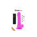 Diversia - Flexibler Vibrierender Dildo Lila 20.5 Cm - O - 4.2 Cm |