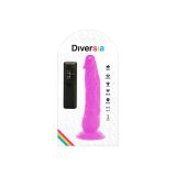 Diversia - Flexibler Vibrierender Dildo Lila 21 Cm - O - 4.9 Cm |