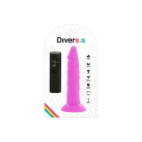 Diversia - Flexibler Vibrierender Dildo Lila 23 Cm - O - 4.3 Cm |