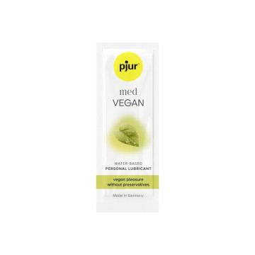 PJUR - MED VEGAN GLIDE LUBRIFICANTE A BASE ACQUA 2 ML - Dose singola
