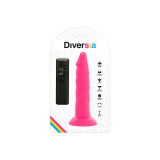 Diversia - Flexibler Dildo Mit Vibration Rosa 23 Cm - O - 4.3 Cm |