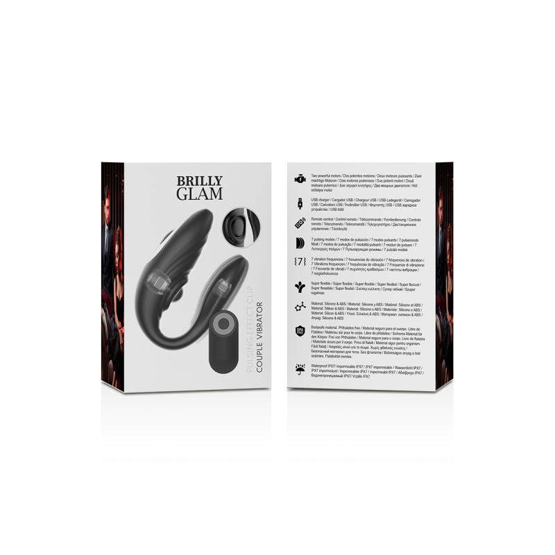 Brilly Glam - Couple Pulsing & Vibrating Control Remoto | Vybes.it