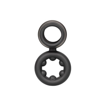 CALEXOTICS - BAGUE ALPHA DUAL MAGNUM NOIR - Cockrings sans vibration