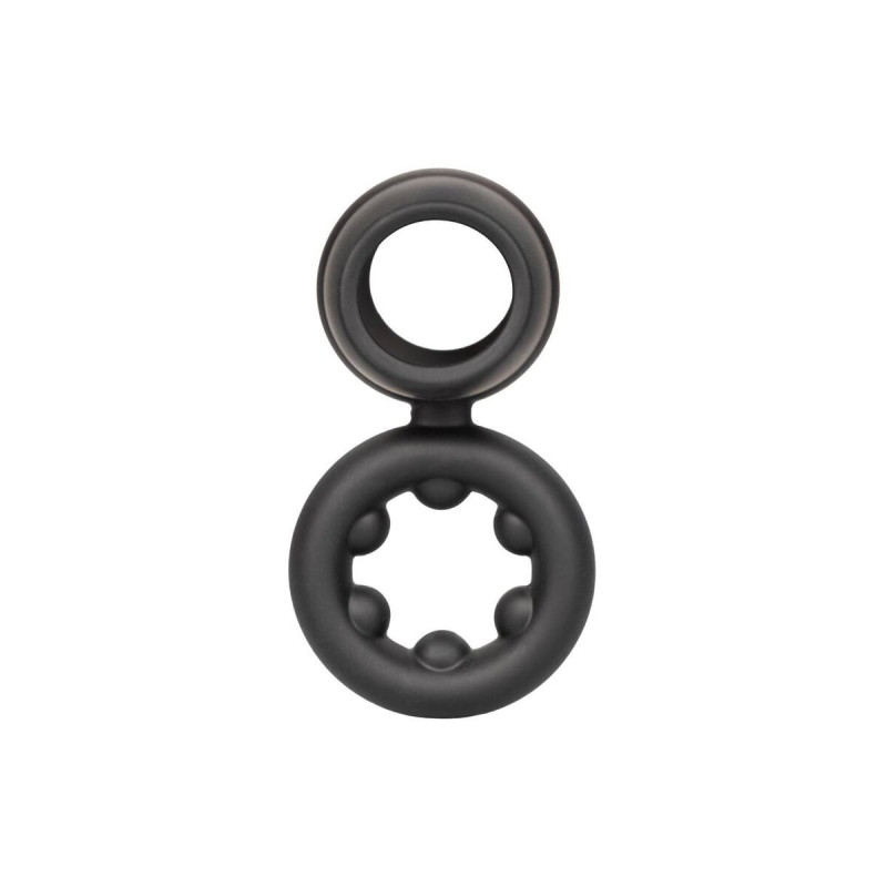 CALEXOTICS - BAGUE ALPHA DUAL MAGNUM NOIR - Cockrings sans vibration