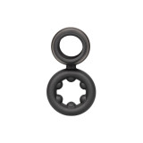 CALEXOTICS - BAGUE ALPHA DUAL MAGNUM NOIR - Cockrings sans vibration