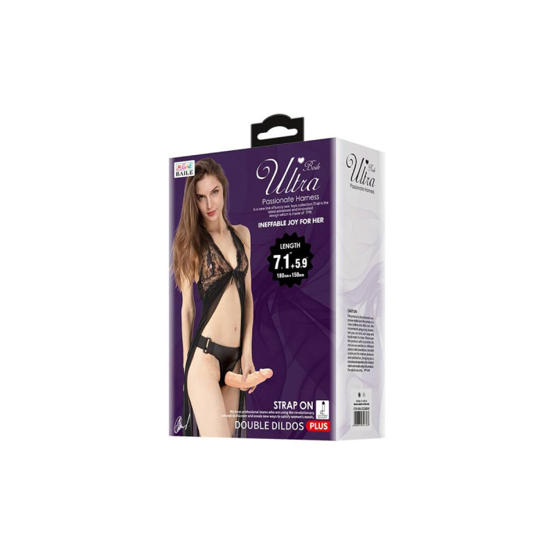 Baile - Ultra Passionate Harness Dobles Dildos Con Arnés | Vybes.it