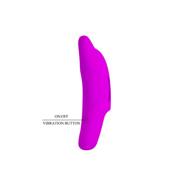 Pretty Love - Delphini Poderoso Estimulador De Dedo Morado |