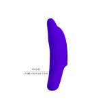 Pretty Love - Puissant Stimulateur De Doigts Bleu Foncé Delphini |