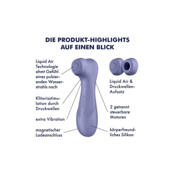 Satisfyer - Pro 2 Generación 3 Liquid Air Technology Lila | Vybes.it