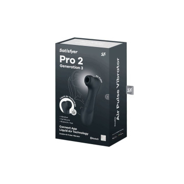 Satisfyer - Pro 2 Generación 3 Black Bluetooth & App | Vybes.it