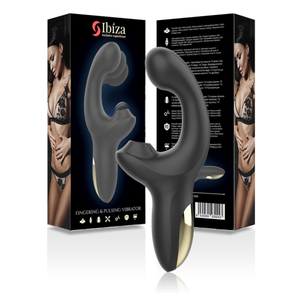 IBIZA - VIBRADOR SUCCIONADOR WAVE