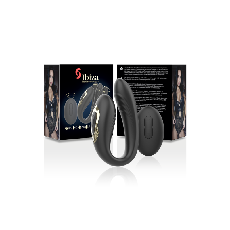 IBIZA - ROTATING DUAL VIBRATOR REMOTE CONTROL - IBIZA TECHNOLOGY