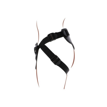 Get Real - Strap - On Deluxe Harnés Negro | Vybes.it