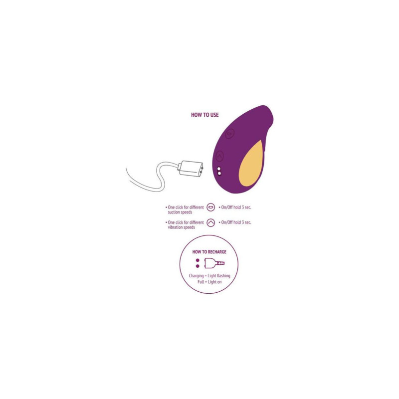 Xocoon - Divine Love Estimulador Morado | Vybes.it