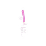 XOCOON - THE CURVED WAND FUCSIA