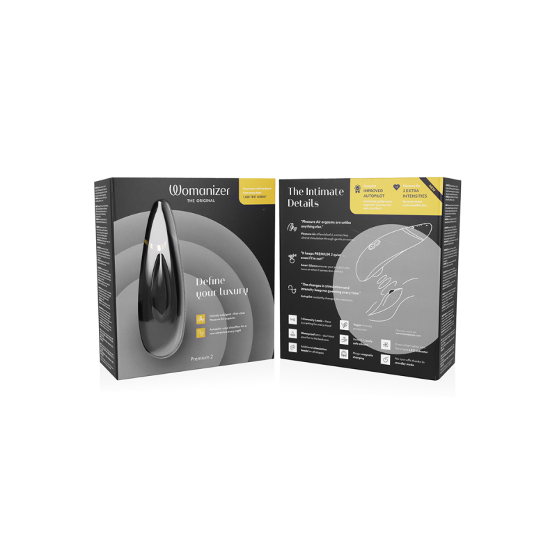 Womanizer - Premium 2 Estimulador De Clítoris Negro | Vybes.it
