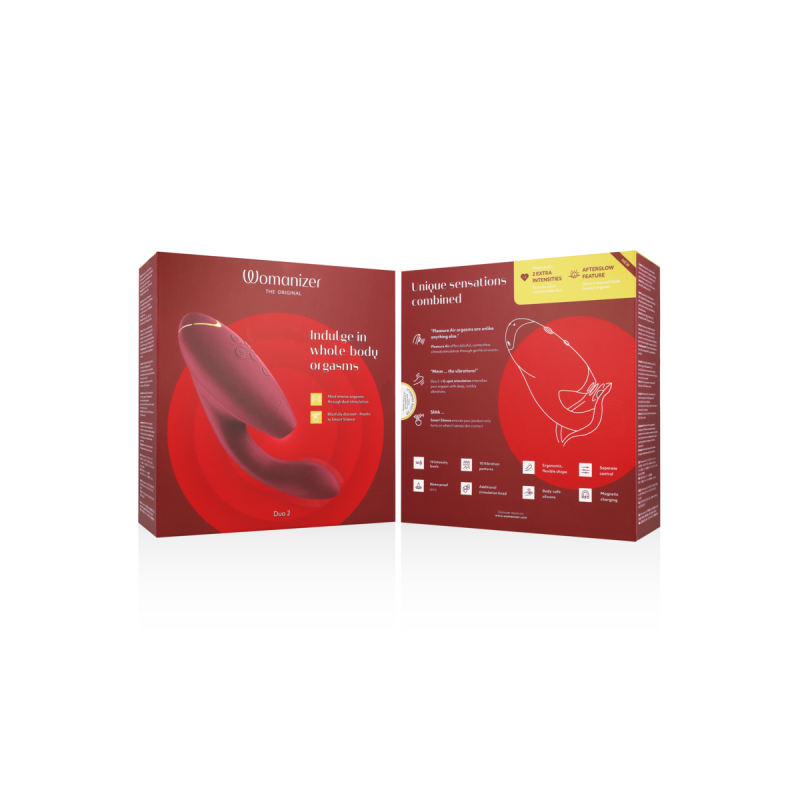 Womanizer - Duo 2 Stimulator Bordeaux | Vybes.it
