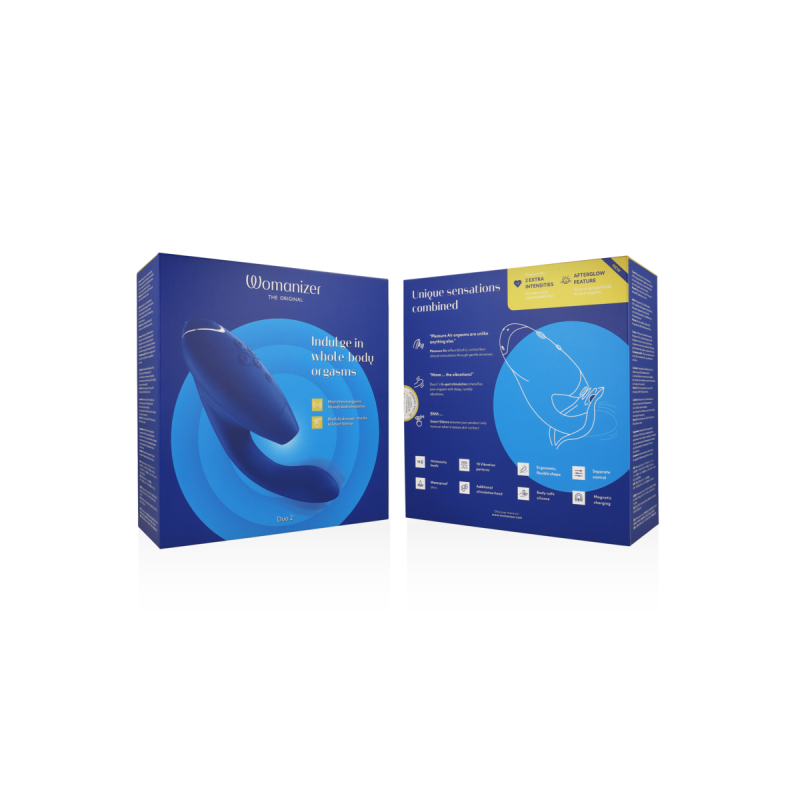Womanizer - Stimolatore Duo 2 Blu | Vybes.it