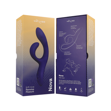 We - Vibe - Nova 3 Vibrador Rabbit Azul Medianoche | Vybes.it