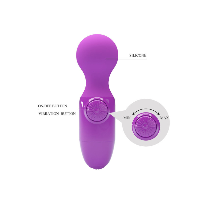 Pretty Love - Mini Masajeador Personal Morado | Vybes.it