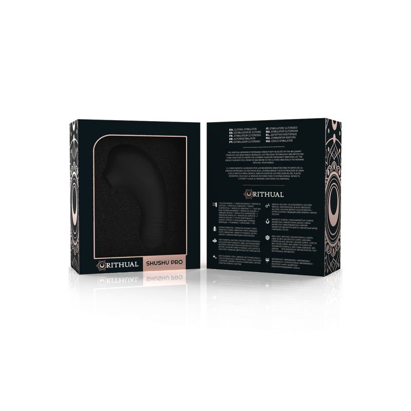 Rithual - Shushu Pro Pocket Estimulador Clitoris 2 Potentes Motores