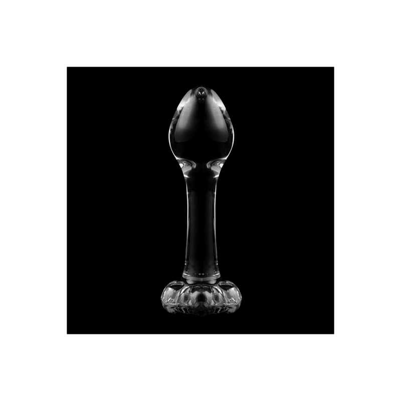Nebula Series By Ibiza - Model 2 Anal Plug Borosilicate Glass Clear