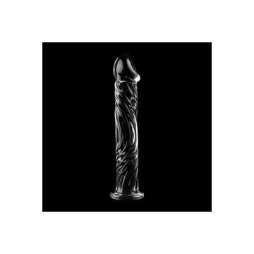 Nebula Series By Ibiza - Model 12 Dildo Borosilicate Glass Clear 17