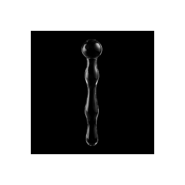 Nebula Series By Ibiza - Model 13 Dildo Borosilicate Glass Clear 18