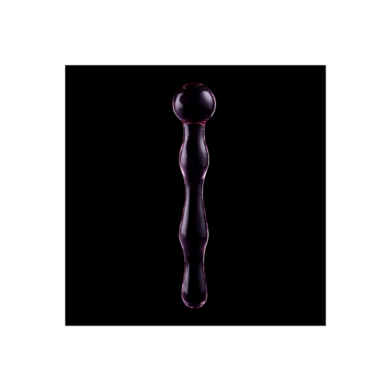 Nebula Series By Ibiza - Model 13 Dildo Borosilicate Glass Pink 18