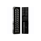 Nebula Series By Ibiza - Model 22 Dildo Borosilicate Glass Clear