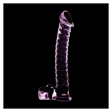 NEBULA SERIES BY IBIZA - MODELO 23 DILDO CRISTAL ROSA 21.5 CM -O- 4 CM