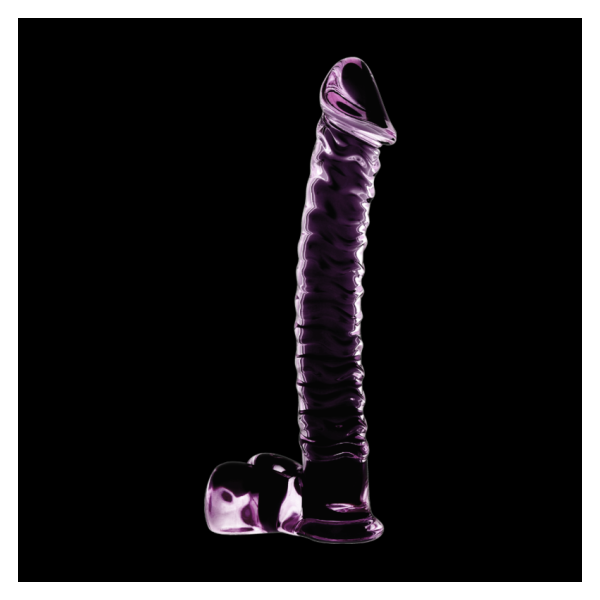 NEBULA SERIES BY IBIZA - MODELO 23 DILDO CRISTAL ROSA 21.5 CM -O- 4 CM